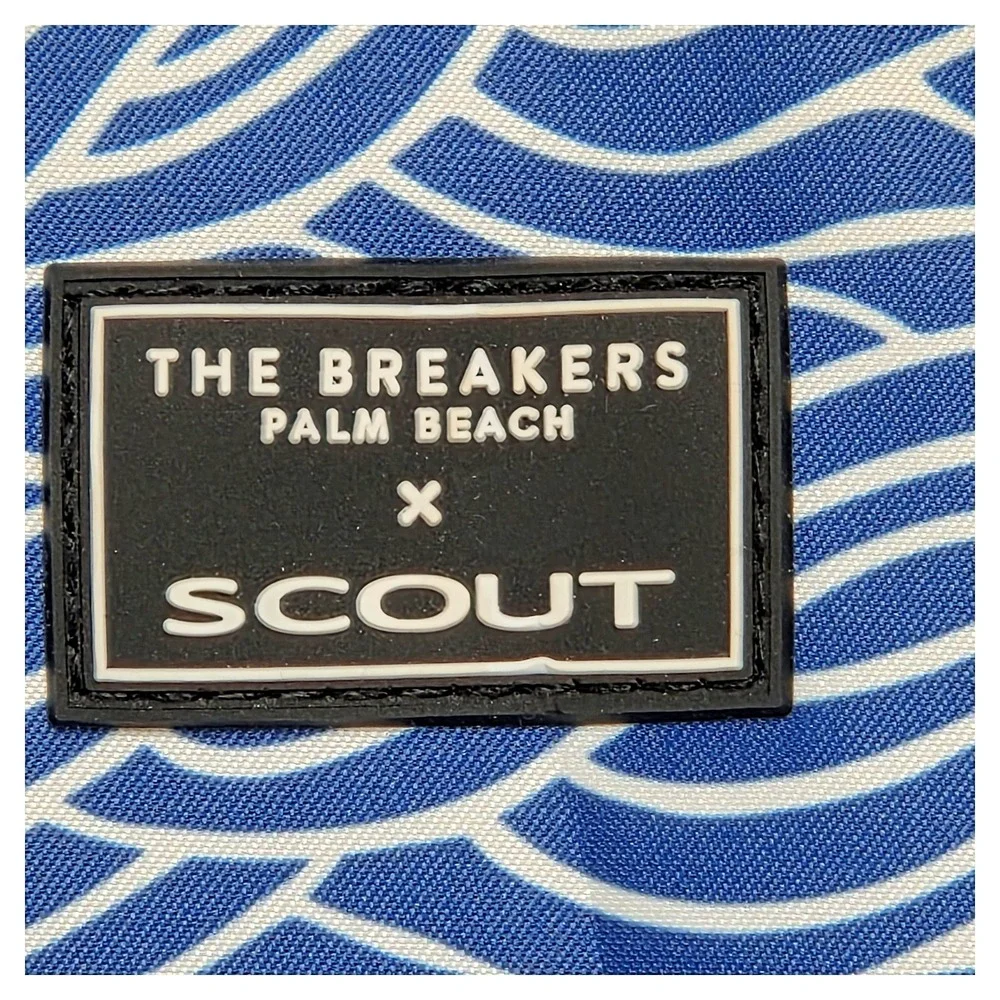 SCOUT The Breakers Palm Beach Blue Wave Insulated Picnic Lunch Tote Bag EUC